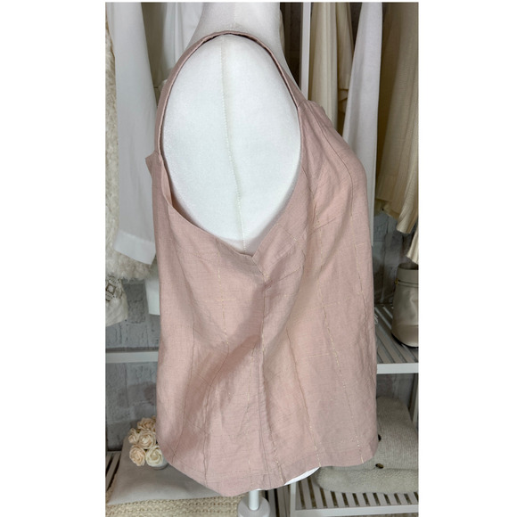 a.n.a. & Liz Claiborne Women's Size 2XL Set of 2 Summer Linen Blend Tanks #0448 - Picture 10 of 16